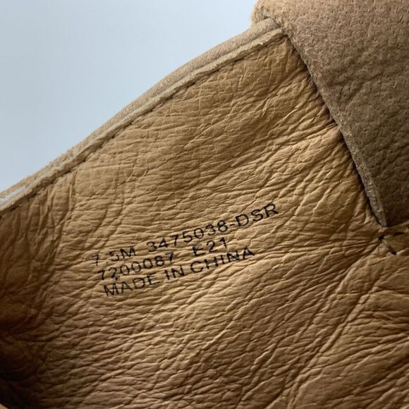 Frye Rory Bootie Dusty Rose Suede Low Heel Side Zip Ankle Boho Western Women 7.5 - Picture 9 of 15